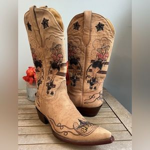 Old Gringo Women's Pin Up Girl Cowgirl Boots Size 9